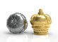 ฝาขวดน้ำหอมดีไซน์ใหม่สีทองรูปทรงมงกุฎ Zamak Material