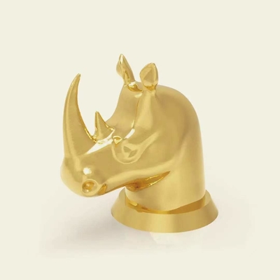 ซื้อ Animal Universal Fea 15 มม. ขวดน้ำหอมโลหะ Zamac Caps Luxury Creative online manufacture