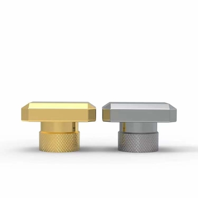 ซื้อ ขวดน้ำหอมโลหะทรงเหลี่ยม Zamac Caps Luxury Creative Universal Fea 15Mm online manufacture