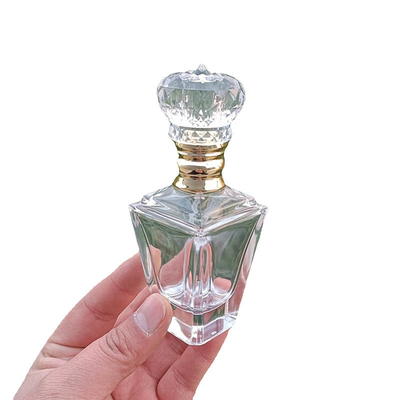 ซื้อ ขวดแก้วน้ำหอมออกแบบแฟนซีหรูหราศุลกากร 55ml พร้อมเครื่องพ่นฝาปั๊ม online manufacture