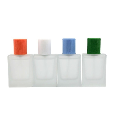 ซื้อ ขายส่งขวดน้ำหอมเฉพาะจุดขวดน้ำหอมใส Frosted ลายไม้ฝาแก้วขวดน้ำหอม Subpackage Glass online manufacture