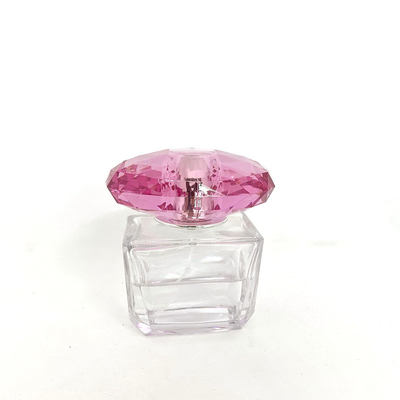 ซื้อ 90ml Fragrant Love Crystal Perfume Bottle Glass Bottle Bayonet Spray Sub Bottle Empty Bottle Perfume Packaging Bottle online manufacture