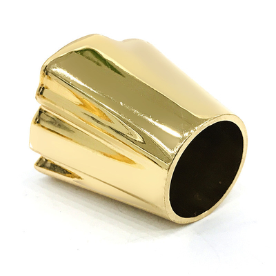 ซื้อ ดอกไม้แบบกำหนดเองสีทองอ่อน Zamak ฝาขวดน้ำหอมอลูมิเนียม online manufacture