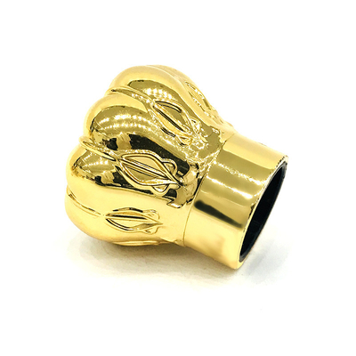 ซื้อ ฝาขวดน้ำหอมอลูมิเนียม Zamak สีทองหรูหราแบบกำหนดเอง online manufacture