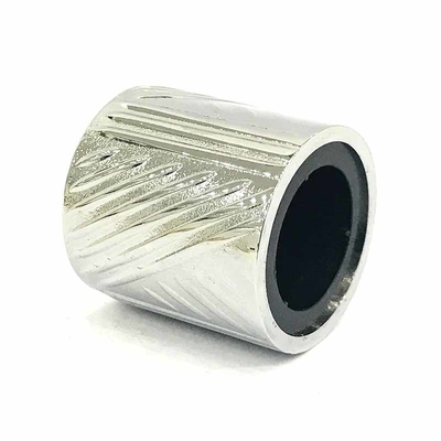 ซื้อ รูปทรงกระบอกคลาสสิกโครเมียมชุบโลหะผสมสังกะสีฝาขวดโลหะ online manufacture