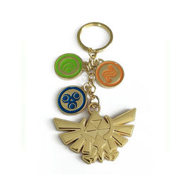 ซื้อ พวงกุญแจที่กำหนดเองเด็กทองทองโลหะผสมสังกะสี Oem ออกแบบโลโก้ที่มีสีสัน online manufacture