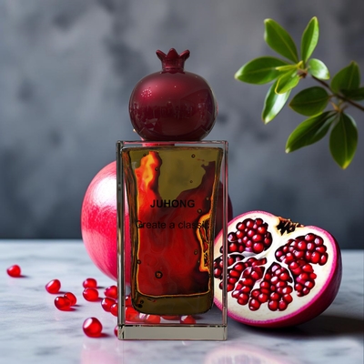 ซื้อ New Mould Pomegranate Shaped Customized Zamak Perfume Caps For FEA15 Standard Bottle Neck online manufacture