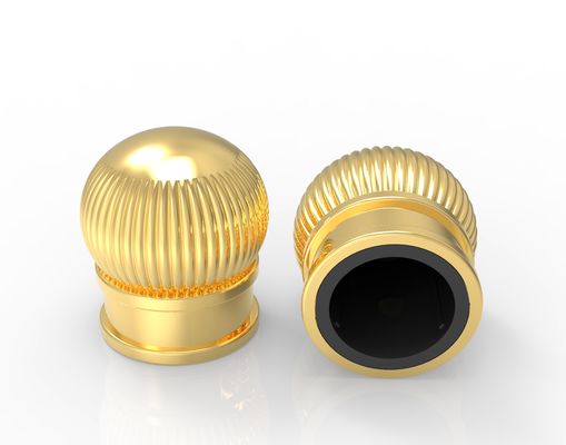 ซื้อ Round perfume cap Luxury custom zinc alloy perfume cover online manufacture