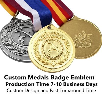 ซื้อ Custom Metal Medal with 2mm Thickness and Customized Size Featuring Letterpress Printing for Elegant Souvenirs online manufacture