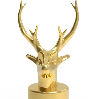 ซื้อ ฝาขวดน้ำหอมรูปกวาง FEA 15 Zamak Zinc ดีไซน์ใหม่ แม่พิมพ์เดิม ฝาขวดน้ำหอม Zamak การผลิตออนไลน์