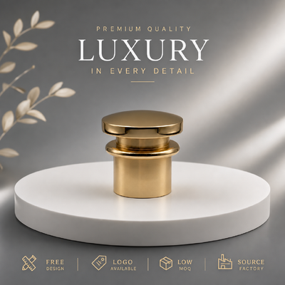 ซื้อ แหล่งที่มา โรงงาน Custom สามชั้น Stacked Round Disc Mirror Gold Zinc Alloy Perfume Cap OEM ODM Custom หักโลโก้ Zamac เหรียญหอม Lid สําหรับหรูสรรพ์สแควร์และกลมกระจกหอม แม็กเนติก การผลิตออนไลน์