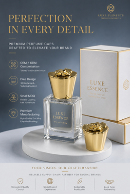 ซื้อ รูปทรงโคนิค Zamac Cap กล่องน้ําหอม With Embossed Rose Decoration Plated Gold กล่องน้ําหอมโลหะหรู Top Custom Packaging อุปกรณ์เสริมแม่เหล็ก การผลิตออนไลน์