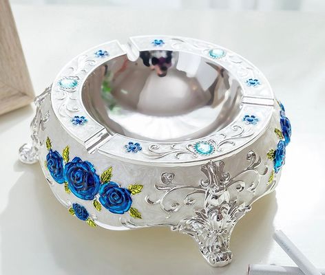 ซื้อ ของที่ระลึกของที่ระลึก 4mm โลหะผสมสังกะสีซิการ์ Vintage Pocket Ashtray online manufacture