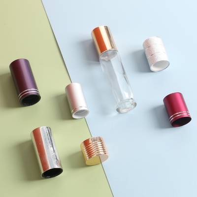 ซื้อ Matte Label Screw ฝาพลาสติกแบบกำหนดเอง Rose Gold Silver Pink สำหรับน้ำหอม online manufacture