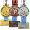 Sport Gold Marathon Award ของที่ระลึก 3d Zinc Alloy Metal Running Medal with Ribbon