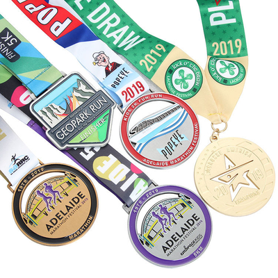 3D Gold Silver Bronze Zinc Alloy Metal Sport Medal Jiu Jitsu Judo Kung Fu คาราเต้