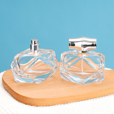 Perfume Sub Bottled High-End Retro 15 Bayonet 80ml Profiled Bamboo Cap Press Fine Spray