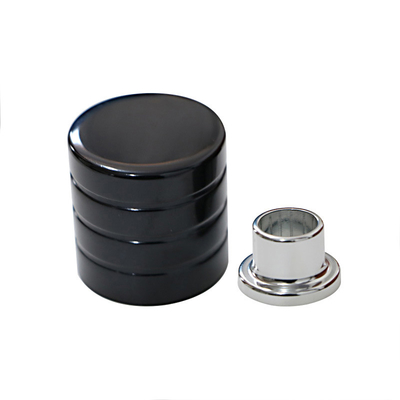หมวก Zamak น้ำหอม เคมีไฟฟ้า ฝาครอบแม่เหล็กอลูมิเนียม ฝาครอบเครื่องสำอาง Alumina Positioning Magnet Cover
