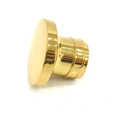 ฝาขวดน้ำหอมอลูมิเนียม Zamak สีทองคลาสสิกแบบกำหนดเอง