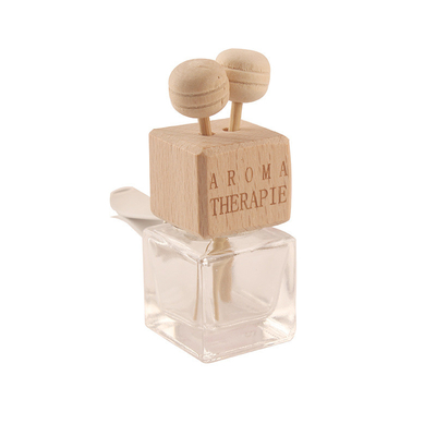 เครื่องปรับอากาศรถยนต์ Air Outlet Clamp Square Glass พร้อมฝาไม้