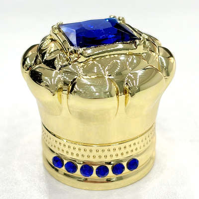 หมวกน้ําหอม Zamak สําหรับกล่องน้ําหอมหรูกลม / ตาราง / สี่เหลี่ยม / อื่นๆ