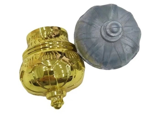 คุณภาพสูง Zamak กล่องน้ําหอม ใบปิดกล่องทอง crown บุคคลบุคคลกระปุก