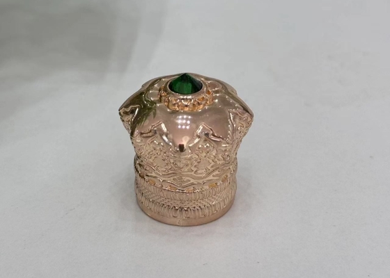 สังกะสีเหล็กเพชรสีเขียว Zamak Caps กลิ่นหอม กลิ่นหอม ผ้าปิดด้วยโลโก้ที่กําหนดเอง