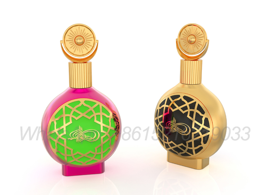 ปิดเครื่องสําอาง Zamak ที่สามารถปรับแต่งได้ ทอง / เงิน สําหรับขวดน้ําหอมหรู