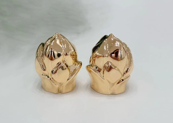 กล่องน้ําหอมโลหะทรงดอกไม้ Zamak กล่องน้ําหอมที่มีสกัดซิงค์ระดับสูง
