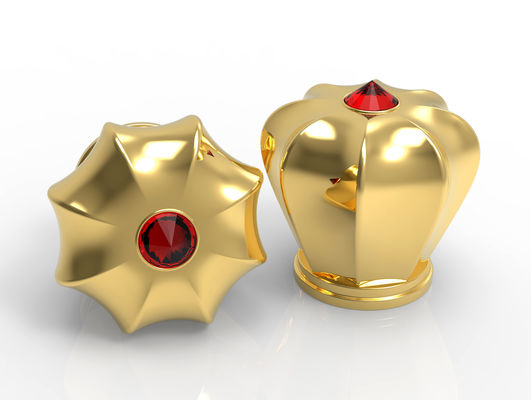 หรูหรา โรงงานหอมโลหะ Cap Customized สีหอมโลหะ Cap สังกะสี Caps