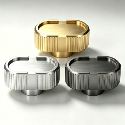 กล่องกล่องน้ําหอม Oval Grooved Brushed Zamac Cap, Gold Silver Gunmetal Zinc Alloy กล่องกล่องน้ําหอม ติดล็อโก้ฝังตามสั่ง