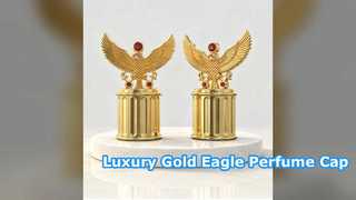 หมวกน้ำหอม Eagle Wing หรูหรา ฝาขวดชุบทอง